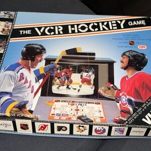 NHL VCR Board Game 1987 National Hockey League Vintage Missing Video Tape As Is.